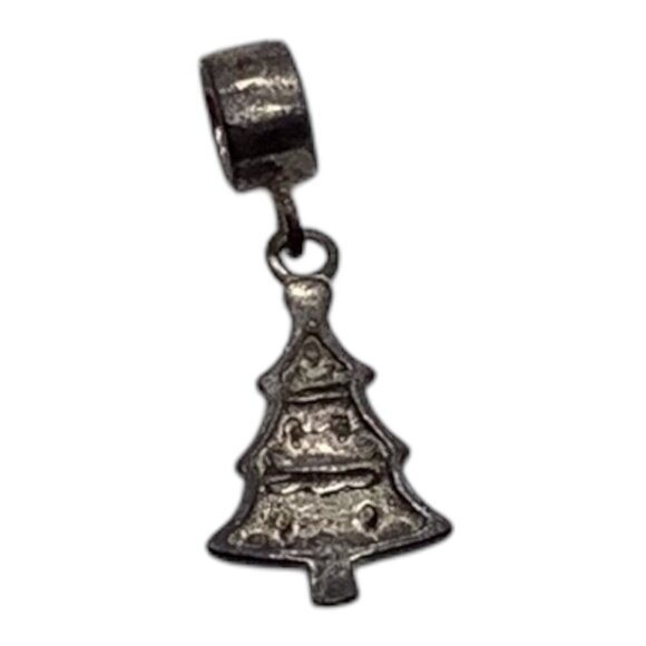 Christmas Tree Charm Pendant For European Style Bracelets Green Red Unisex - Picture 2 of 6